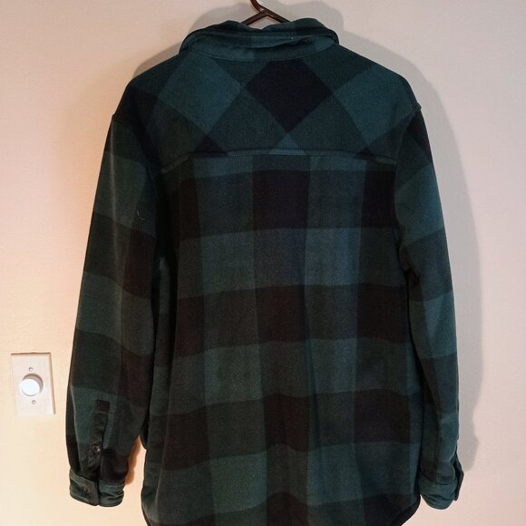 Freedom Foundry Men’s Super Plush Shirt Jacket Pine Grove/Green - Picture 8 of 11